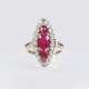 Antiker Rubin-Diamant-Ring - Foto 1