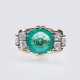 Vintage Smaragd-Diamant-Ring - фото 1