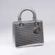 Christian Dior. Lady Dior Bag Silver Perforated - photo 1