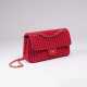 Chanel. Red Braided Flap Bag - Foto 1