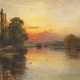 Alfred de Bréanski. Sonnenuntergang über dem Fluss - Foto 1
