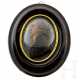 Ovales Miniatur-Wachsportrait, Frankreich, um 1800 - фото 1
