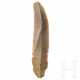 Lange Klinge aus hellem Flint, Dordogne, Frankreich, Jungpaläolithikum, ca. 30.000 - 20.000 vor Christus - Foto 1