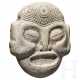 Maskaron aus hellem Stein, Taino-Kultur, Karibik, 11. - 15. Jahrhundert - Foto 1