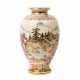 Prächtige Satsuma-Vase. JAPAN, Meiji-Zeit (1868-1912). - Foto 1