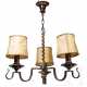 Dreiarmige Deckenlampe vom Platterhof oder vom Rasthaus am Chiemsee - Foto 1