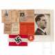 Nachlass eines Hitlerjugend-Oberjungzugführers Gebiet Dentlein Ansbach, Franken mit Führerausweis und Armbinde - photo 1