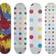 A FULL SET OF DAMIEN HIRST 'SPIN' & ‘SPOTS' SKATEBOARDS - photo 1