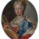 Unbekannt - Bildnis einer Fürstin als Hl. Katharina , 18. Jahrhundert - Foto 1
