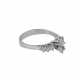 Ring mit ovalem Brillant ca. 0,4 ct, - photo 1