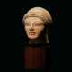 A CYPRIOT LIMESTONE HEAD OF A MALE VOTARY - Foto 1