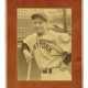 Lou Gehrig Photographic Plaque Autographed by Eleanor Gehrig... - Foto 1