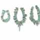 AN ASSORTMENT OF TURQUOISE AND MALACHITE BEADS - Foto 1