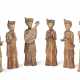 A SET OF SIX TANG-STYLE POTTERY FIGURES OF FEMALE MUSICIANS - photo 1