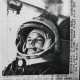 Yuri Gagarin, first human in space and to orbit the Earth, Vostok 1, April 12, 1961; in-flight views of space dogs Belka and Strelka, Sputnik V, August 19, 1960 - Foto 1