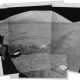 Panoramic view [Mosaic] of the Taurus-Littrow landing site seen from the LM window before liftoff, December 7-19, 1972, post EVA 3 - фото 1