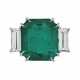 EMERALD AND DIAMOND RING - Foto 1