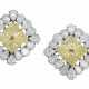 Graff. COLORED DIAMOND AND DIAMOND EARRINGS, GRAFF - Foto 1