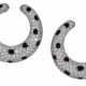 Cartier. DIAMOND AND ONYX 'PANTHÈRE' HOOPS, CARTIER - photo 1