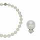 SET OF CULTURED PEARL AND DIAMOND JEWELRY - фото 1