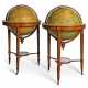 A PAIR OF REGENCY LIBRARY GLOBES - фото 1