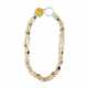 CULTURED PEARL, JADEITE AND DIAMOND NECKLACE - фото 1