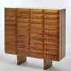 Bar cabinet in veneered and solid wood - фото 1