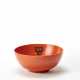 Guido Andlovitz. Bowl in orange glazed ceramic - photo 1