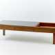 Solid and veneered wood coffee table - photo 1