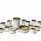Manifattura Ceramica Arcore. Lot consisting of a carafe, six mugs, eight glasses, a plate, a bowl and a sugar bowl - фото 1