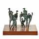 Lino Sabattini. Patinated bronze sculpture on wooden base - Foto 1
