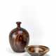 Rolando Hettner. Lot consisting vase and a bowl painted - photo 1