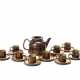 Manifattura Ceramica Arcore. Service part consisting of nine cups, ten saucers and a teapot - photo 1