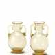 Manifattura di Murano. Pair of small vases in hand-blown pagliesco glass - Foto 1