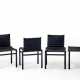 Afra Scarpa (1937-2011) e Tobia Scarpa (1935). Four chairs model "Mastro" - Foto 1