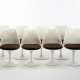 Eero Saarinen. Group of eight chairs model "Tulip" - Foto 1