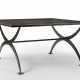 Table imitating the taste of Luigi Caccia Dominioni in metallic gray iron and top in granite - фото 1