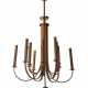 Suspension lamp in brass - фото 1