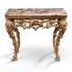 Lock, Matthias. A GEORGE II CARVED GILTWOOD SIDE TABLE - photo 1