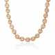 CHANEL LONG PINK FAUX PEARL NECKLACE - фото 1