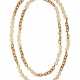 UNSIGNED CHANEL FAUX PEARL AND CHAIN NECKLACE - фото 1