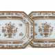 A PAIR OF FAMILLE ROSE AND GILT OCTAGONAL PLATTERS - photo 1