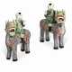 A LARGE AND RARE PAIR OF FAMILLE VERTE BOYS RIDING QILIN - фото 1