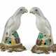 A PAIR OF ORMOLU-MOUNTED BISCUIT-GLAZED PARROTS - photo 1