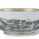 A GRISAILLE AND GILT 'HONGS OF CANTON' PUNCHBOWL - Foto 1