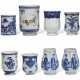 EIGHT BLUE AND WHITE MUGS - Foto 1