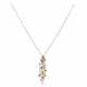 Collier mit Brillanten zusammen 3,32 ct, - фото 1