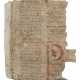 [BIBLIA ATLANTICA] - Due frammenti anticamente riutilizzati come legatura. central Italy: XI-XII secolo d. C. - Foto 1