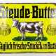 Emailleschild *Steude Butter* Chemnitz - фото 1