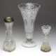 Kristall Vase mit Silberrand unter anderem - Foto 1